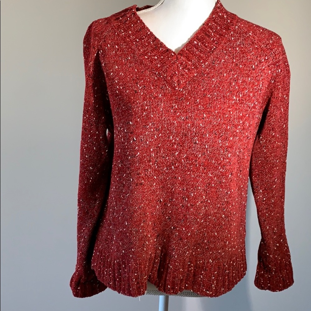 Debbie Morgan Dark Red Speckled Sweater